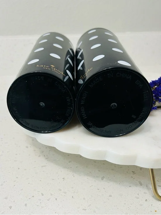 🆕♠️ Kate Spade New York Polka Dot Tumbler Set NWT✨ - Picture 10 of 11